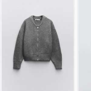 Zara knit bomber